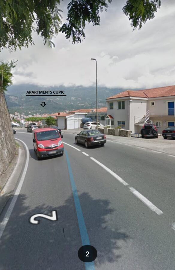 Apartmani Cupic بودفا المظهر الخارجي الصورة